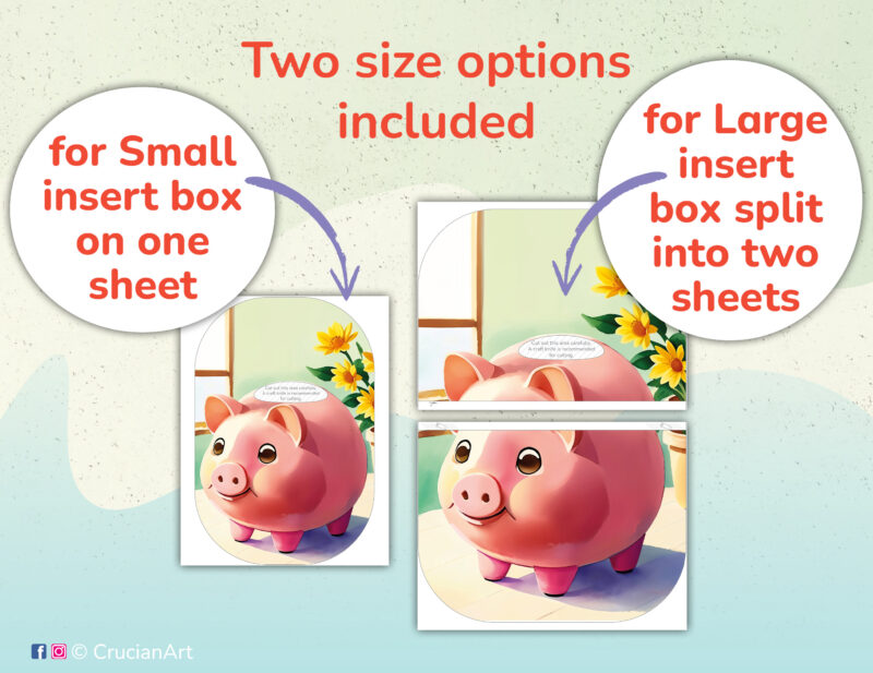 Piggy Bank Money PDF Flisat insert printables for small and large Trofast sensory bins. Fun educational resources for daycare centers. DIY insert for Ikea Flisat sensory table.