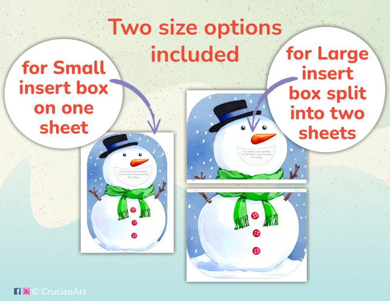 Winter Snowman PDF Flisat insert printables for small and large Trofast boxes. DIY educational resources for daycare centers.