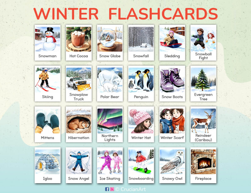 Winter Season Flashcards