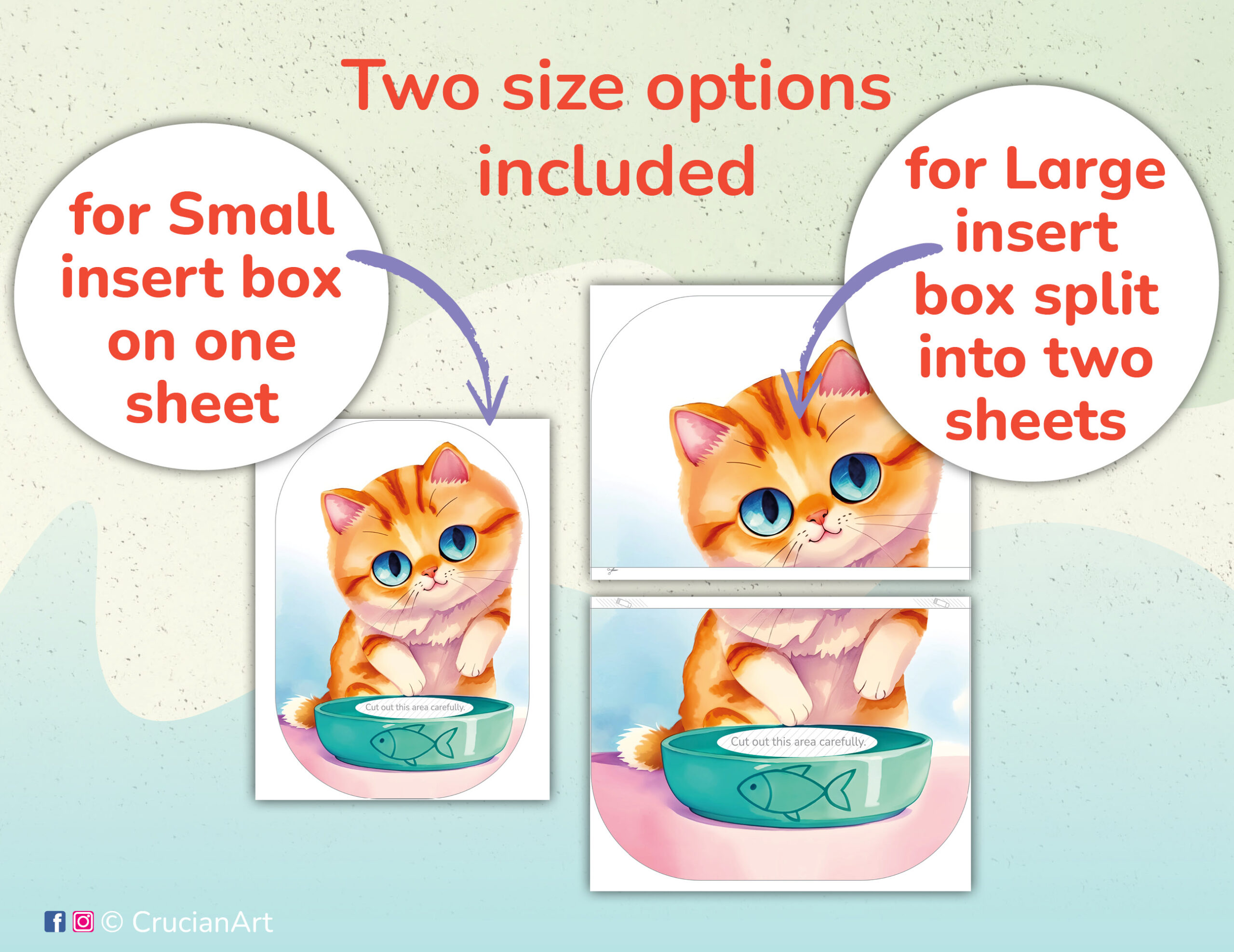 Let's Feed the Kitten Fish Flisat insert PDF printables for small and large Trofast bins. DIY educational resources for ikea sensory table bins.