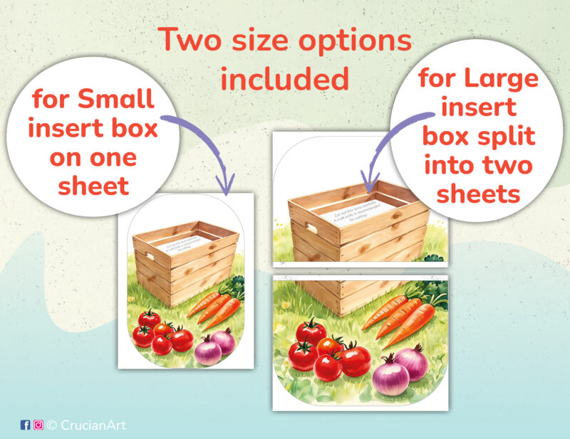 Harvest time flisat insert printables for small and large trofast sensory bins. Vegetables study unit educational resources for daycare centers. Diy insert template for ikea flisat sensory table.